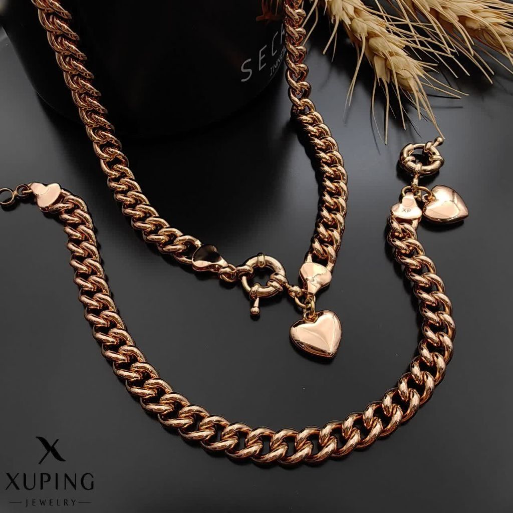 ست با آویز قلب ژوپینگ کد 3494 - خرید آنلاین از گالری آداس